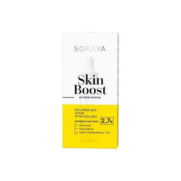 Soraya Skin Boost Rozjaśniające Serum do twarzy Wygładzające 30 ml