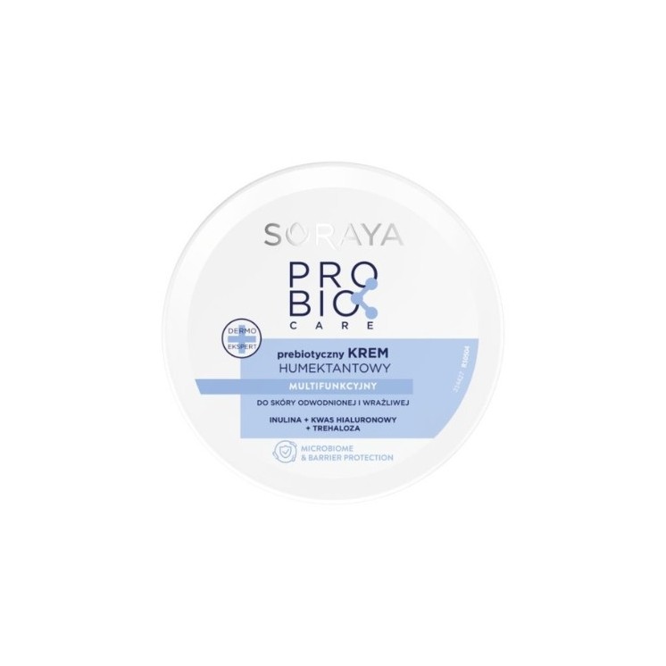 Багатофункціональний крем для тіла Soraya ProBio Care Prebiotic Humectant Body Cream для збезводненої та чутливої шкіри 200 мл