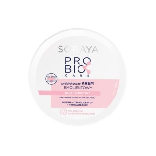Багатофункціональний крем для тіла Soraya ProBio Care Prebiotic Emollient Body Cream для сухої та чутливої шкіри 200 мл