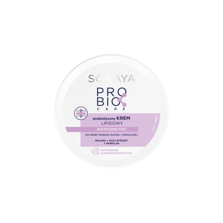 Soraya ProBio Care Prebiotic Lipid Body Cream, multifunctional for very dry and sensitive skin 200 ml