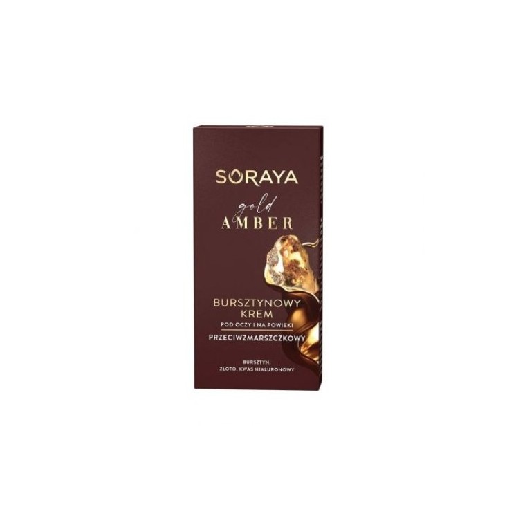 Soraya Gold Amber Bursztynowy Krem przeciwzmarszczkowy pod oczy i na powieki 15 ml