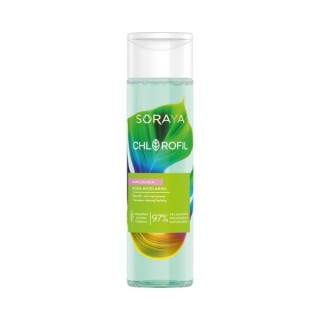 Soraya Chlorophyll feuchtigkeitsspendendes Mizellenwasser zum Entfernen von Gesichts-Make-up, 250 ml