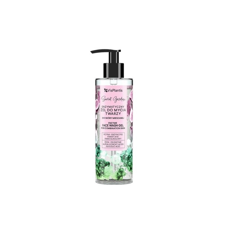 Vis Plantis Secret Garden Enzymatyczny Żel do mycia twarzy do skóry mieszanej 200 ml