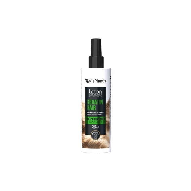 Vis Plantis Loton Spray Conditioner für strapaziertes und brüchiges Haar mit Keratin 200 ml