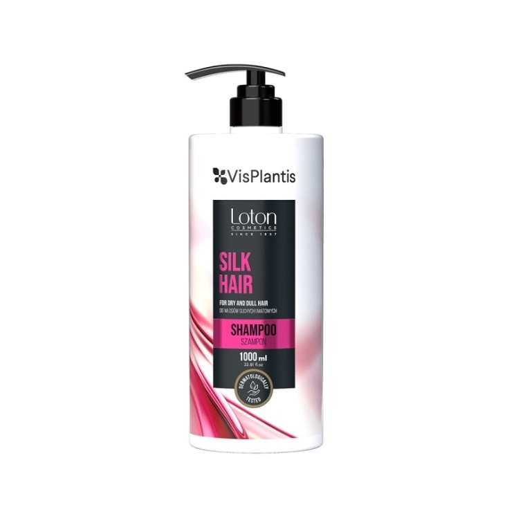 Vis Plantis Loton Shampoo for dry and dull hair with silk 1000 ml