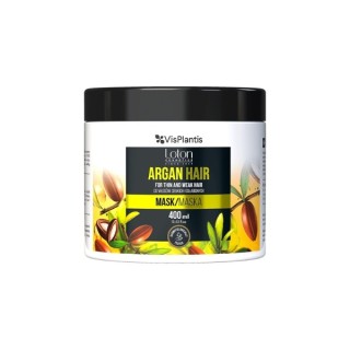 Vis Plantis Loton Maske für dünnes und geschwächtes Haar mit Arganöl 400 ml
