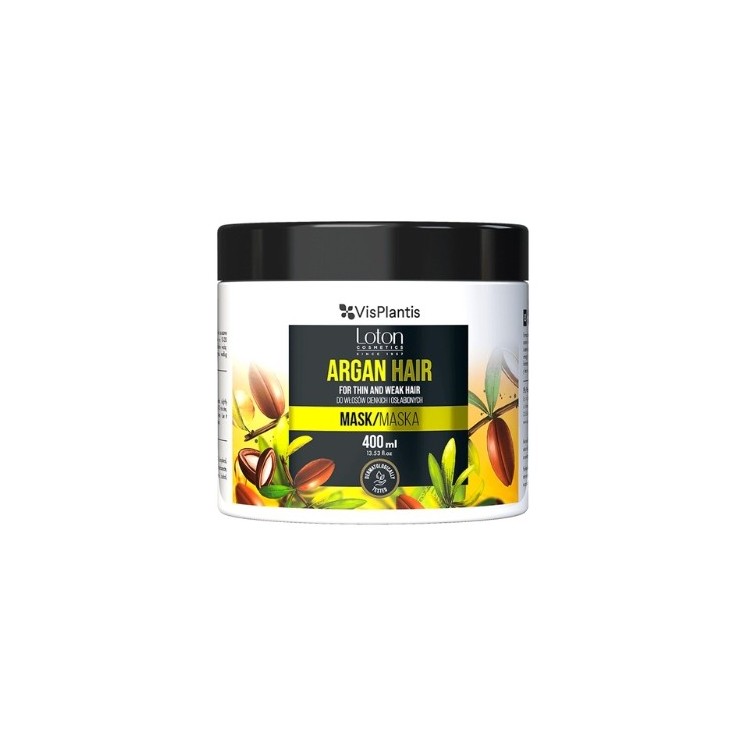 Vis Plantis Loton Mask for thin and weakened hair with argan oil 400 ml