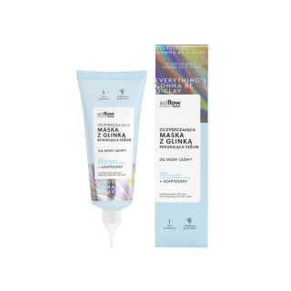 So!flow Reinigende Tonmaske für die Kopfhaut, reduziert Talg, 100 ml