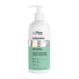 So!flow Protein-Emolent Conditioner для низькопористого волосся без об'єму, продовжуючи його свіжість 300 мл