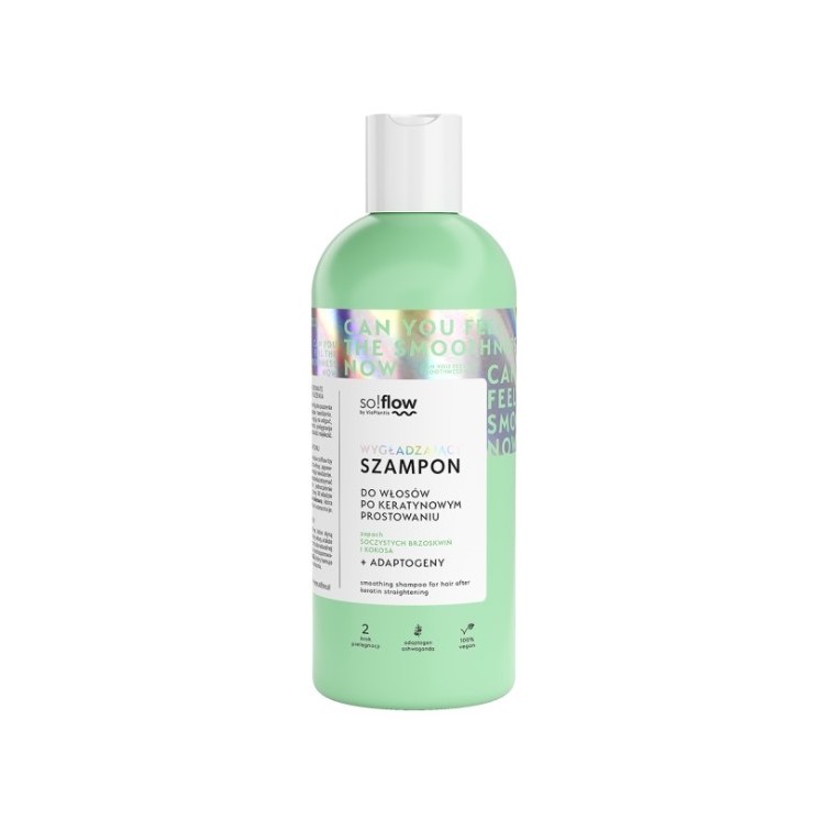 So!flow Wygładzający Szampon do włosów po keratynowym prostowaniu 400 ml