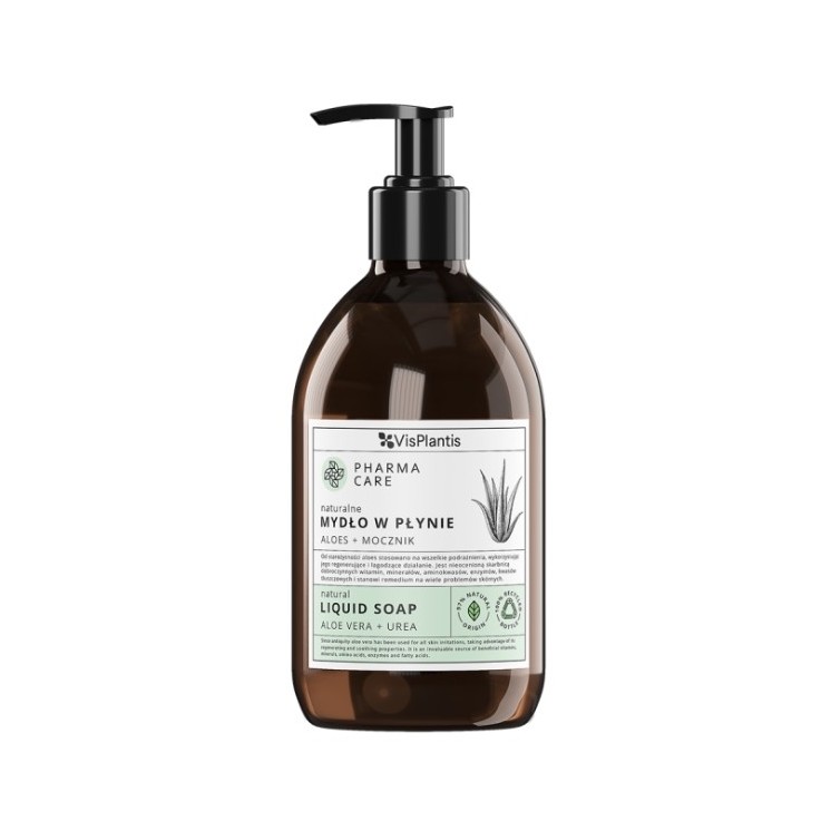 Vis Plantis Pharma Care Naturalne Mydło w płynie Aloes + Mocznik 500 ml