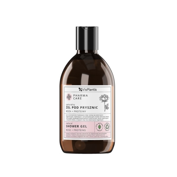 Vis Plantis Pharma Care Naturalny Żel pod prysznic Róża + Proteiny 500 ml