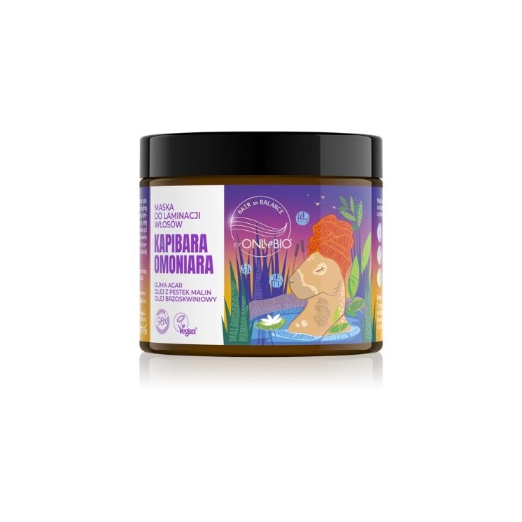 ONLYBIO Hair in Balance Kapibara OMOniara Maska do laminacji włosow 200 ml