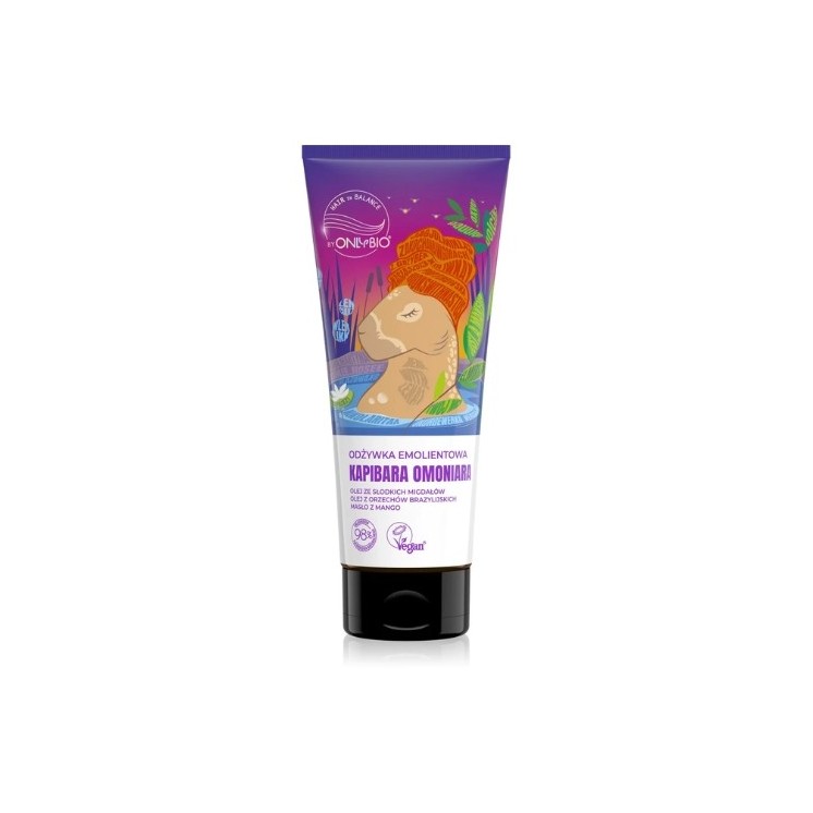 ONLYBIO Hair in Balance Kapibara OMOniara Odżywka do włosów Emolientowa 200 ml