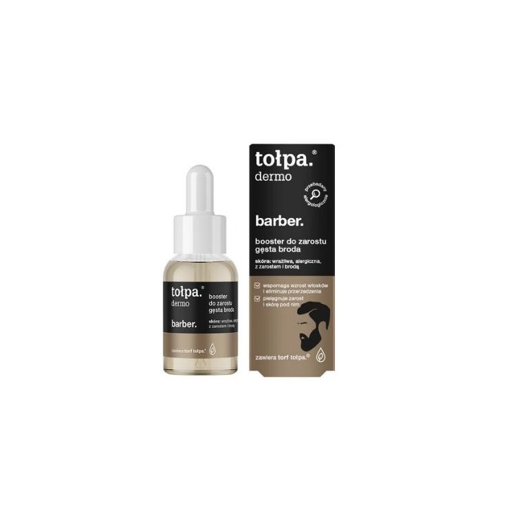 Tołpa Dermo Barber. Booster do zarostu i gęstej brody dla mężczyzn 30 ml
