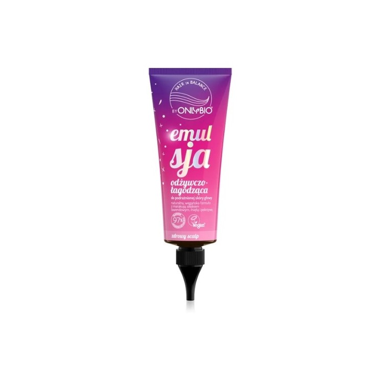 ONLYBIO Hair in Balance Nährende und beruhigende Emulsion für gereizte Kopfhaut 125 ml