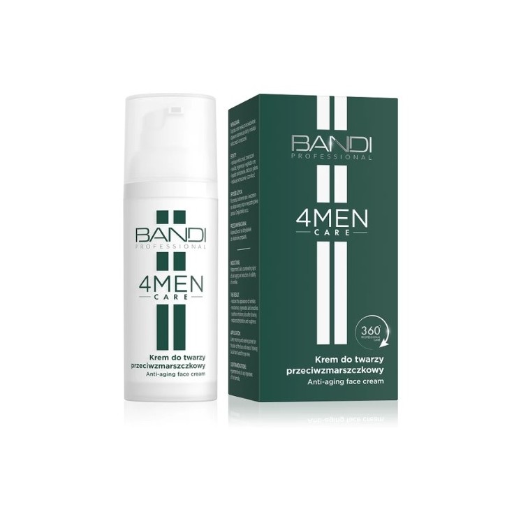 Bandi 4Men Care Przeciwzmarszczkowy Krem do twarzy dla mężczyzn 50 ml