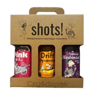 LaQ Shots! Clean-pack Unisex Shower gel 3x500 ml