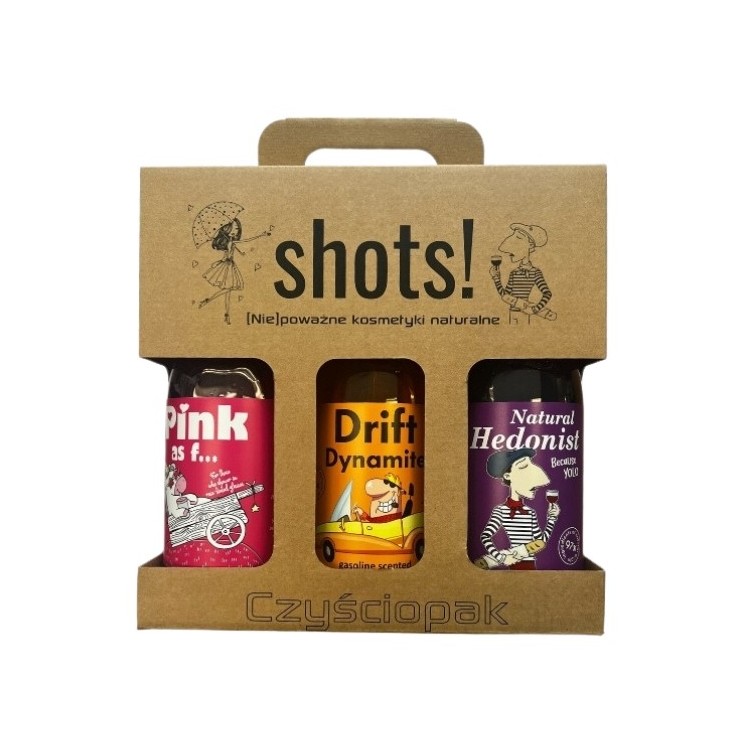 LaQ Shots! Clean-pack Unisex Shower gel 3x500 ml