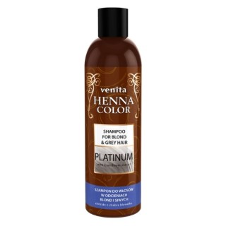Venita Henna Farbshampoo für blond und graues Haar Platinum 250 ml