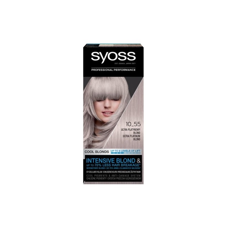 Syoss Farba do włosów /10-55/ Ultra Platynowy Blond