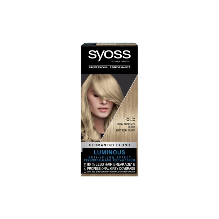 Syoss Farba do włosów /8-5/ Jasny Popielaty Blond
