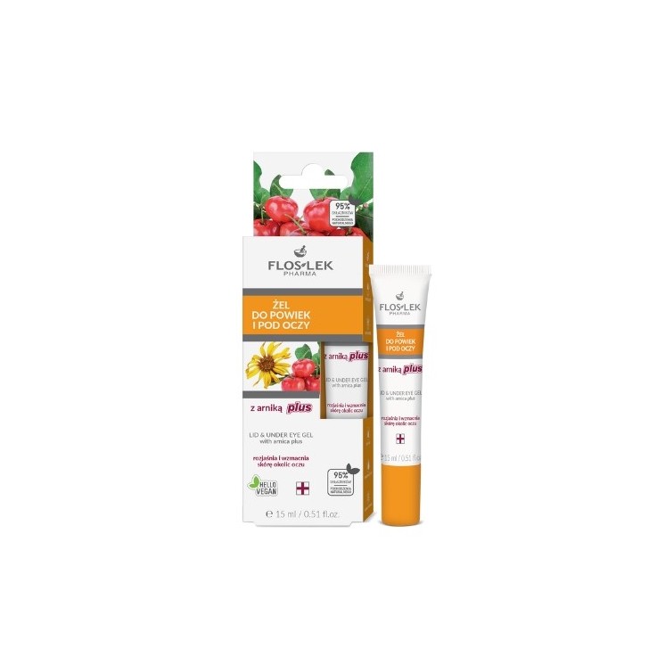 Floslek Żel do powiek i pod oczy z Arniką plus 15 ml