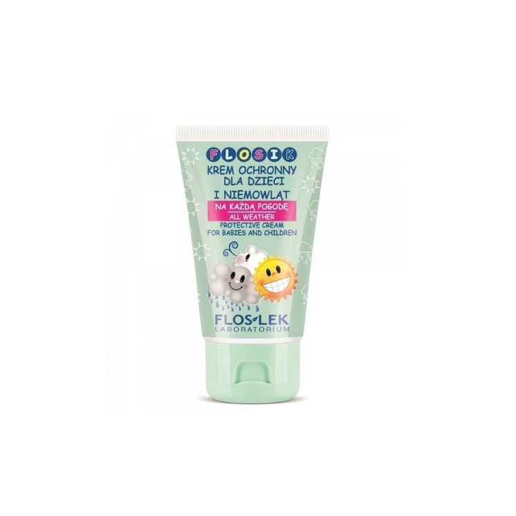 Schützende Floslek Creme für Kinder und Babys für alle Wetterbedingungen, 50 ml