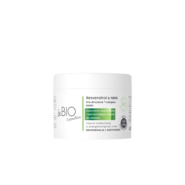 beBIO Ewa Chodakowska LONGEVITY Naturalna Maska do włosów Gęstość i Wzmocnienie 250 ml