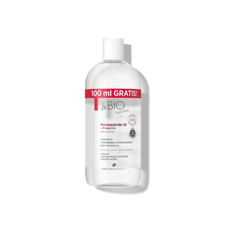 beBIO Ewa Chodakowska Ageless Beauty Naturalny nawilżająco - oczyszczający Płyn Micelarny do twarzy 500 ml