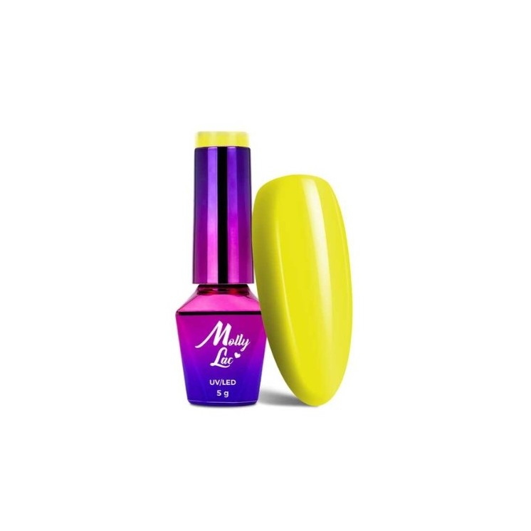 MollyLac /118/ Welcome to Ibiza Lakier Hybrydowy Sunshine Heat 5 ml