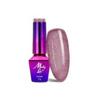 MollyLac /384/ Гібридний лак для нігтів Wedding Dream & Champagne Choya 5 мл