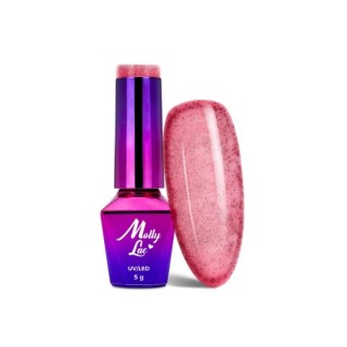 MollyLac /233/ Glowing Time Fifth Avenue Hybrid Nail Polish 5 ml MollyLac /233/ Glowing Time Fifth Avenue Hybrid Nail Polish 5 ml