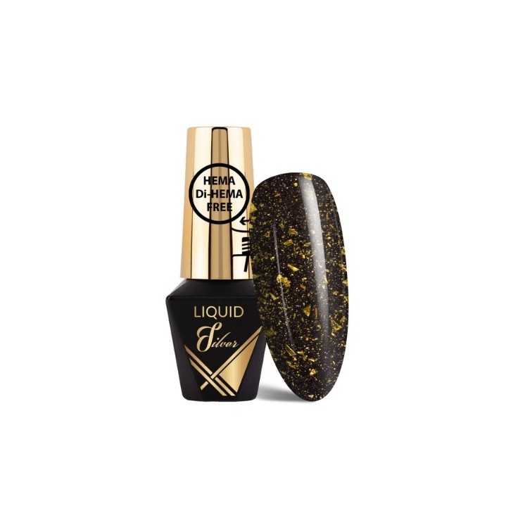 MollyLac Liquid Gold 2w1 Kolor i Top do paznokci Płynne Złoto 10 g
