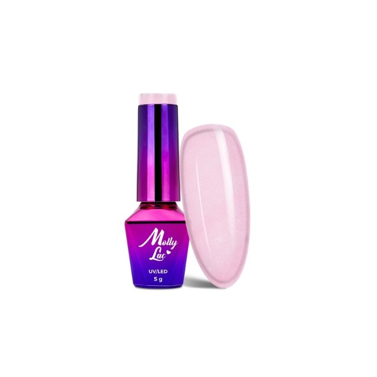 MollyLac /221/ Winter Crystalize Lakier Hybrydowy Secret Swing 5 ml