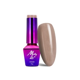 MollyLac /211/ Obsession Hybrid Nail Polish Light Terracota 5 ml