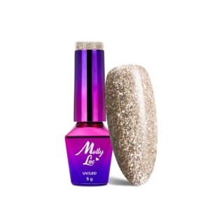 MollyLac /547/ Luxury Glam Hybrid Nail Polish Godess 5 мл