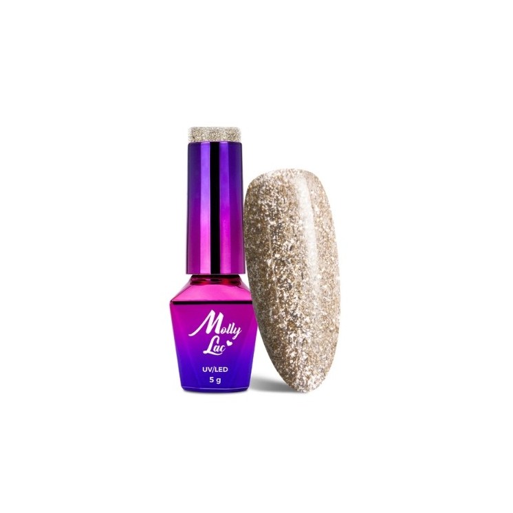 MollyLac /547/ Luxury Glam Lakier Hybrydowy Godess 5 ml