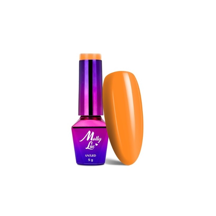 MollyLac /491/ AntiDepressant Lakier Hybrydowy Tangerie 5 ml
