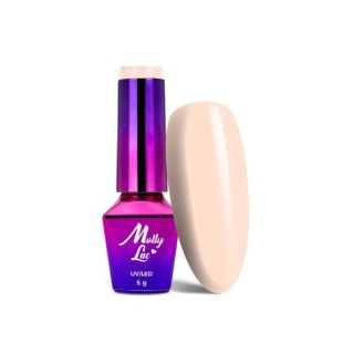 MollyLac /126/ Yoghurt Hybrid Nail Polish Milky Muffin 5 мл