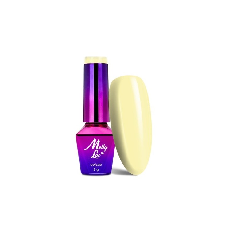 MollyLac /125/ Yoghurt Lakier Hybrydowy Citrine Cake 5 ml