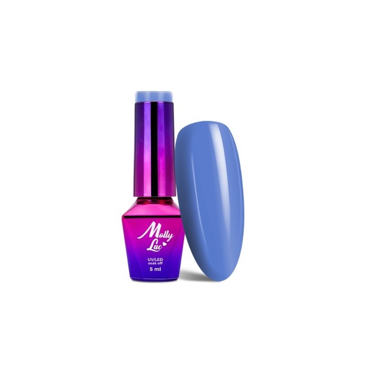MollyLac /115/ Welcome to Ibiza Lakier Hybrydowy Curacao 5 ml
