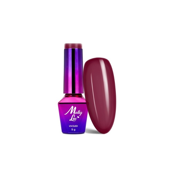 MollyLac /192/ Hearts & Kisses Perfect Love Hybrid Nail Polish 5 ml