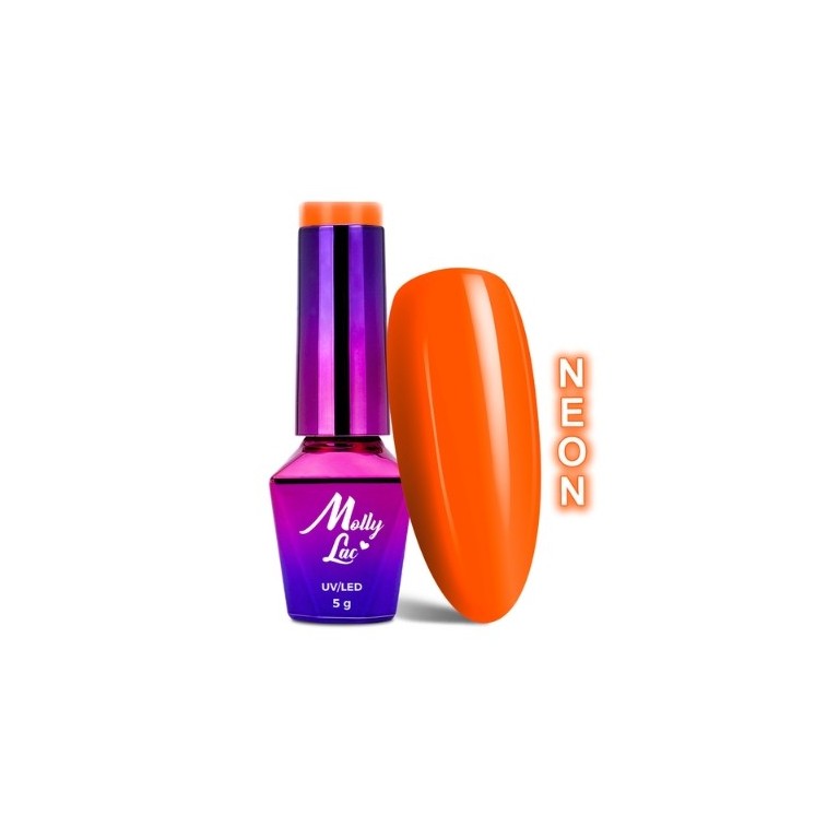MollyLac /131/ Bubble Tea Lakier Hybrydowy Passion Fruit 5 ml
