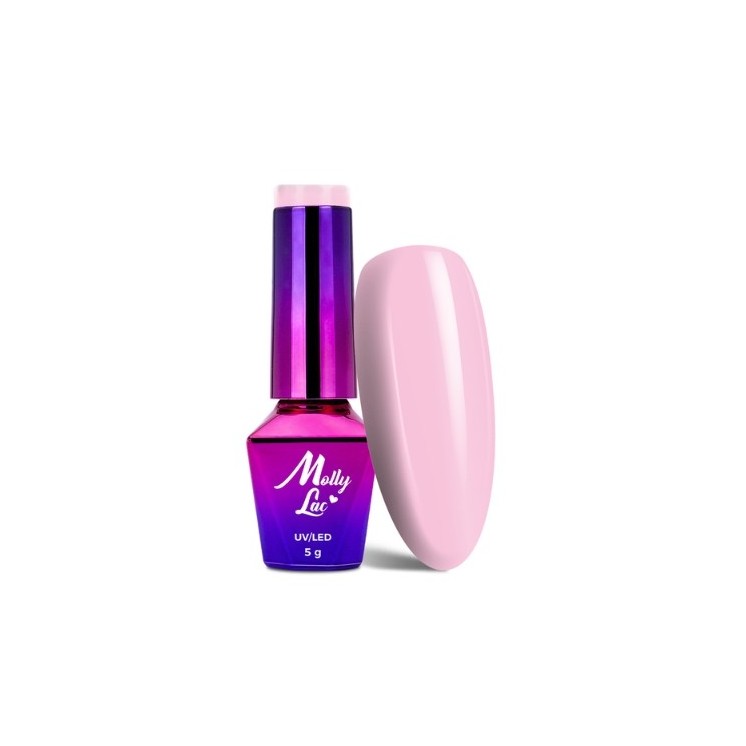 MollyLac /28/ Wedding - Yes , I do Hybrid Lacquer A Subtle Kiss 5 ml