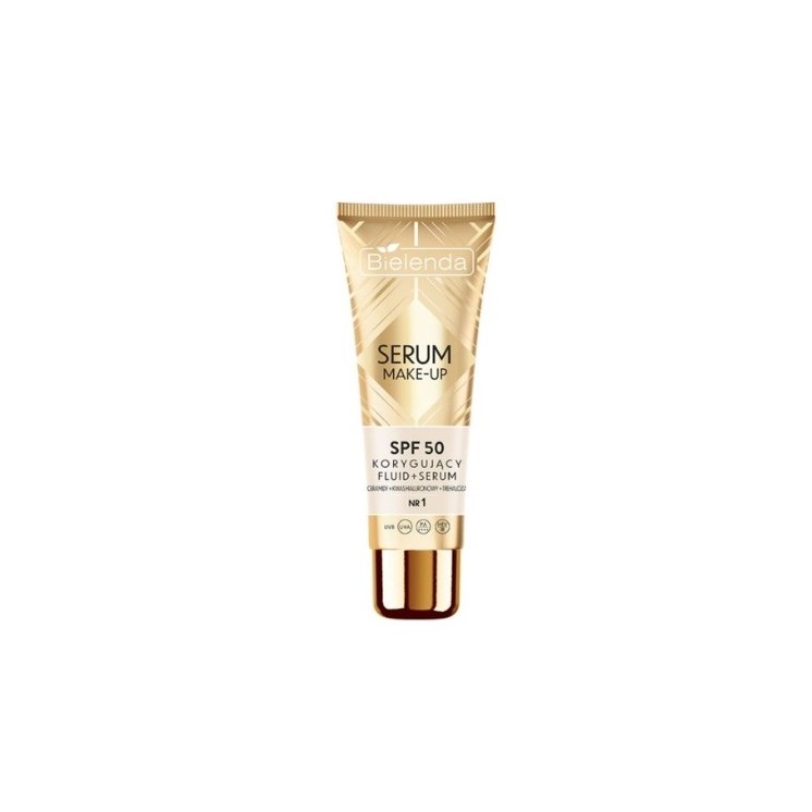 Bielenda Serum Make-up korygujący Fluid + serum do twarzy SPF50 /1/ 30 g