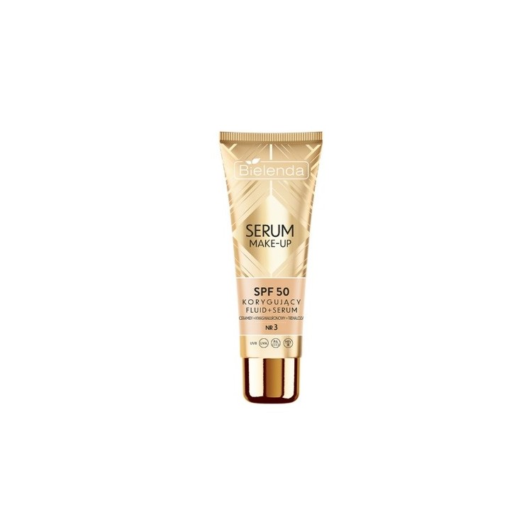 Bielenda Serum Make-up korygujący Fluid + serum do twarzy SPF50 /3/ 30 g