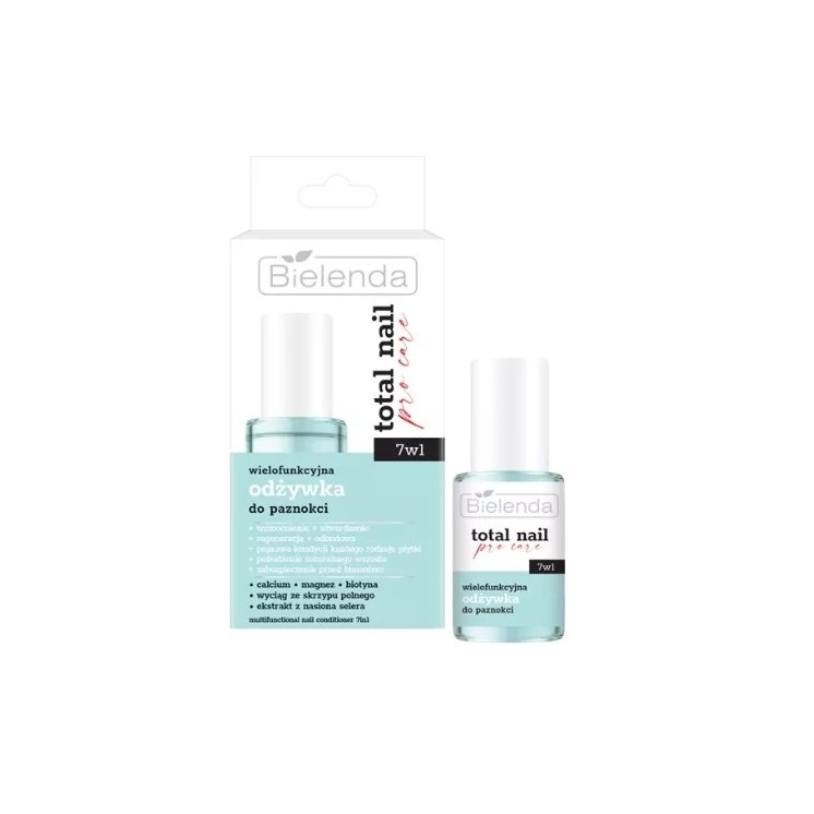 Bielenda Total Nail Pro Care wielofunkcyjna Odżywka do paznokci 7w1 10 ml