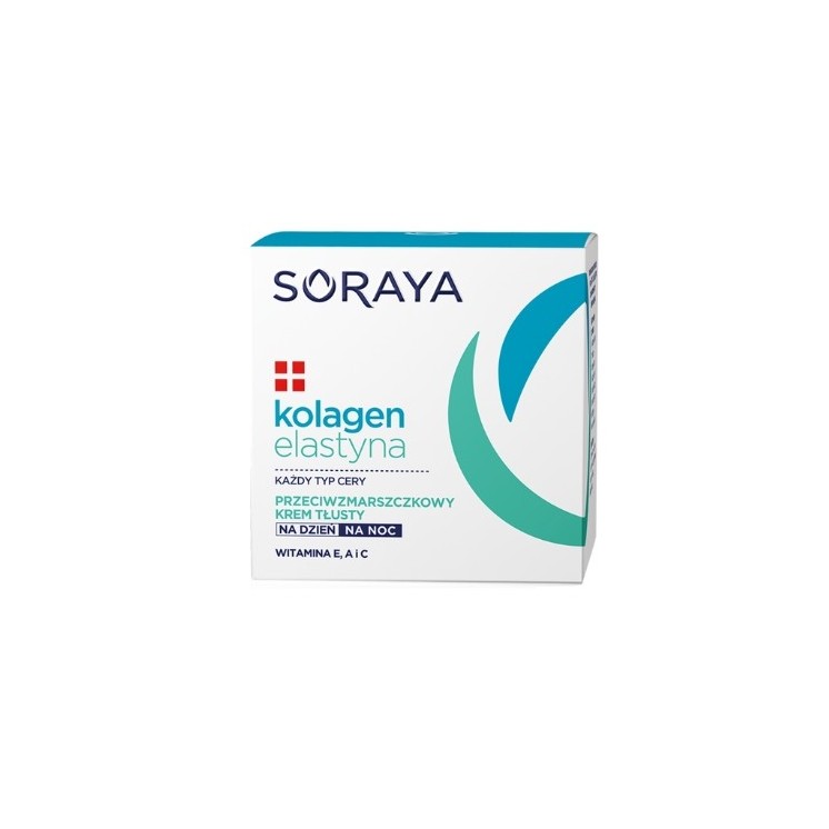 Soraya Kolagen + Elastyna przeciwzmarszczkowy Krem tłusty do twarzy Dzień/noc 50 ml