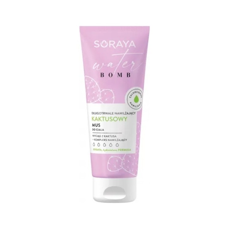 Soraya Water Bomb długotrwale nawiljżający Mus do ciała Kaktus 200 ml